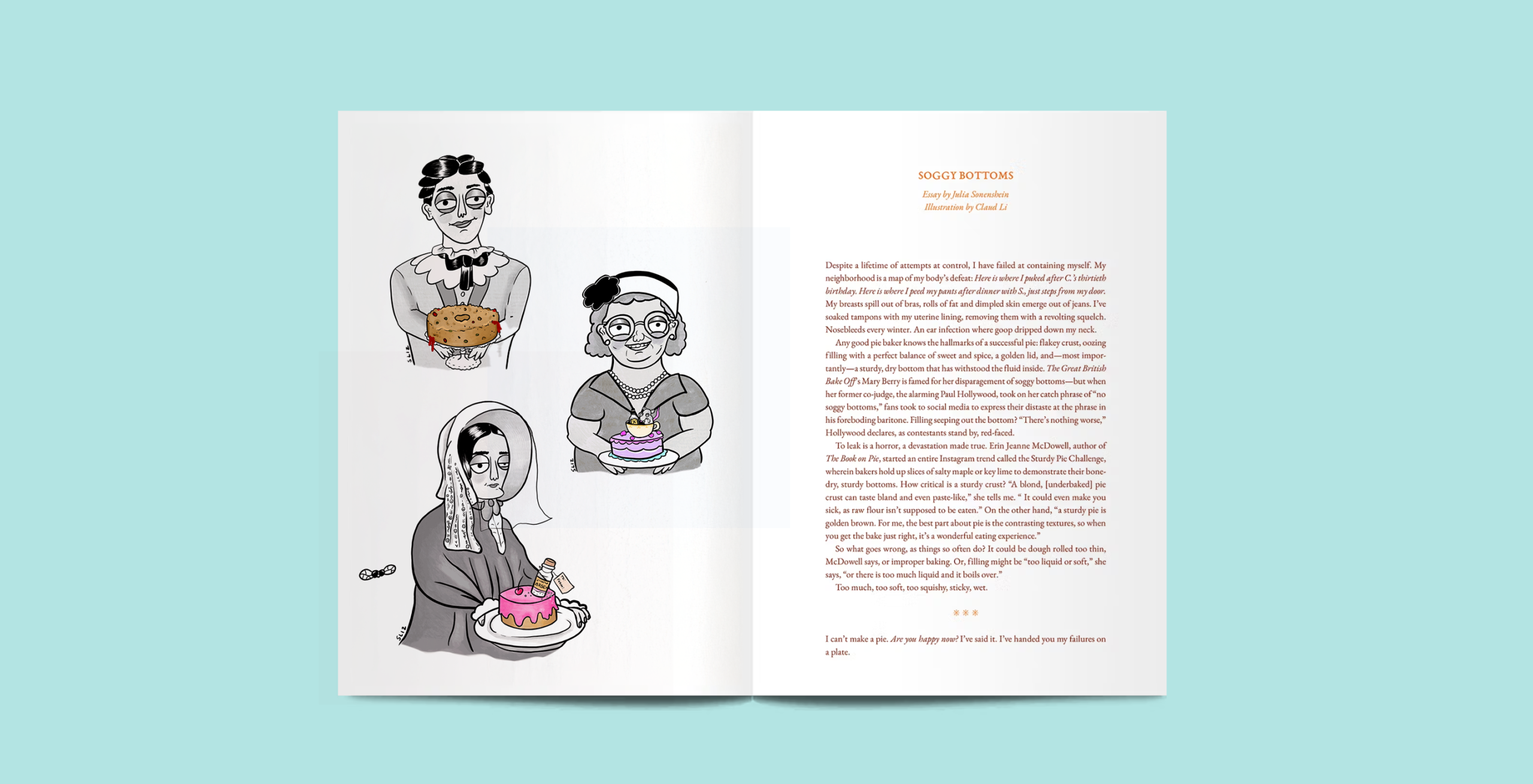 cake zine-wicked illustrations